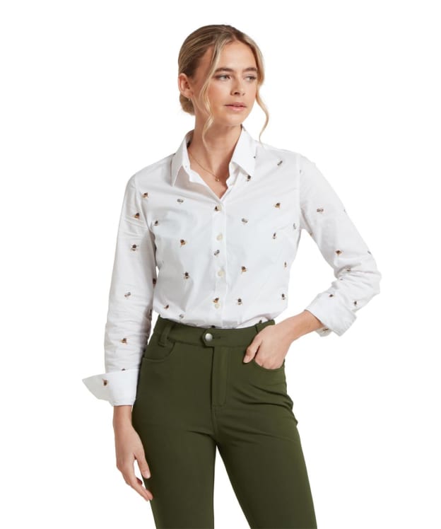 Women's Schoffel Norfolk Long Sleeve Shirt - Painted Bee