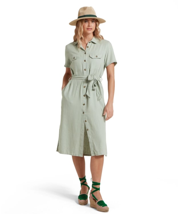 Women's Schöffel Daisy Linen Dress - Aqua Grey