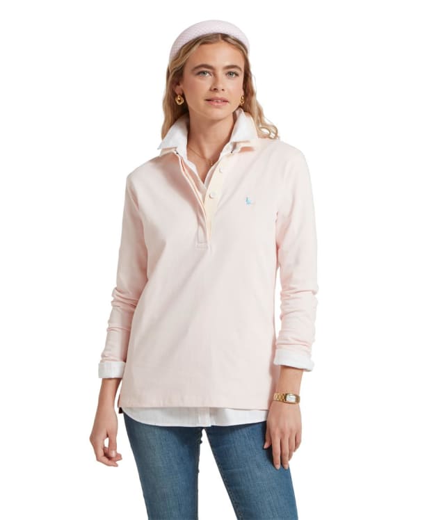 Women’s Schöffel Chapel Porth Rugby Shirt - Mauve Blush