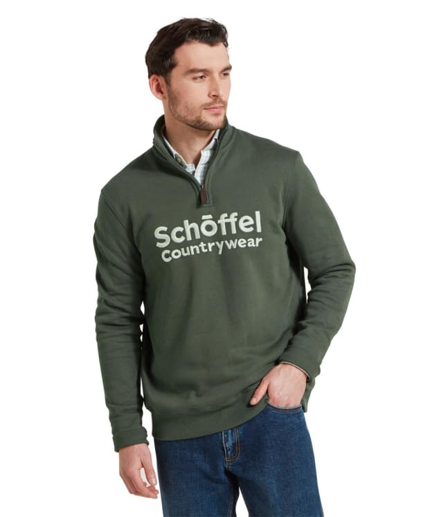Men's Schoffel Bude Sweatshirt - Dark Forest