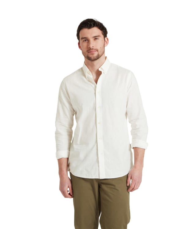 Men’s Schöffel Walsingham Linen Shirt - White