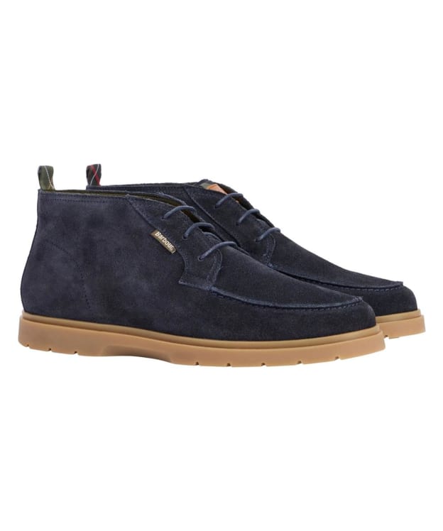 Men's Barbour Tucker Chukka Boot - Navy Suede