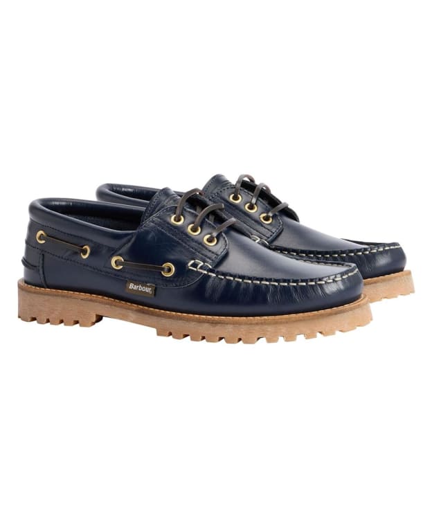Men's Barbour Deck Boat Shoe - Navy