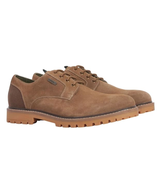 Men's Barbour Sandstone Derby Shoes - Taupe Suede