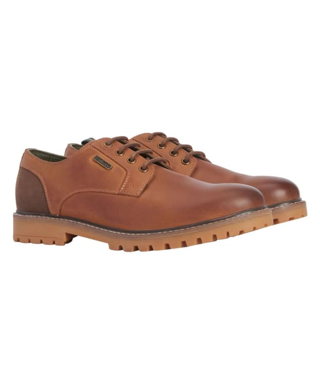 Men's Barbour Sandstone Derby Shoes - Cognac