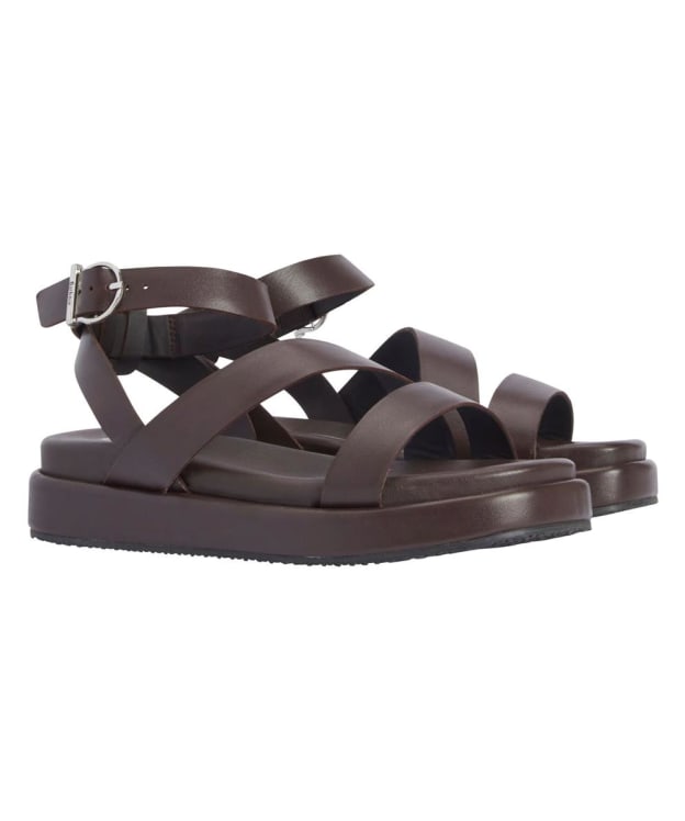 Women's Barbour Ivy Sandal - Dark Brown
