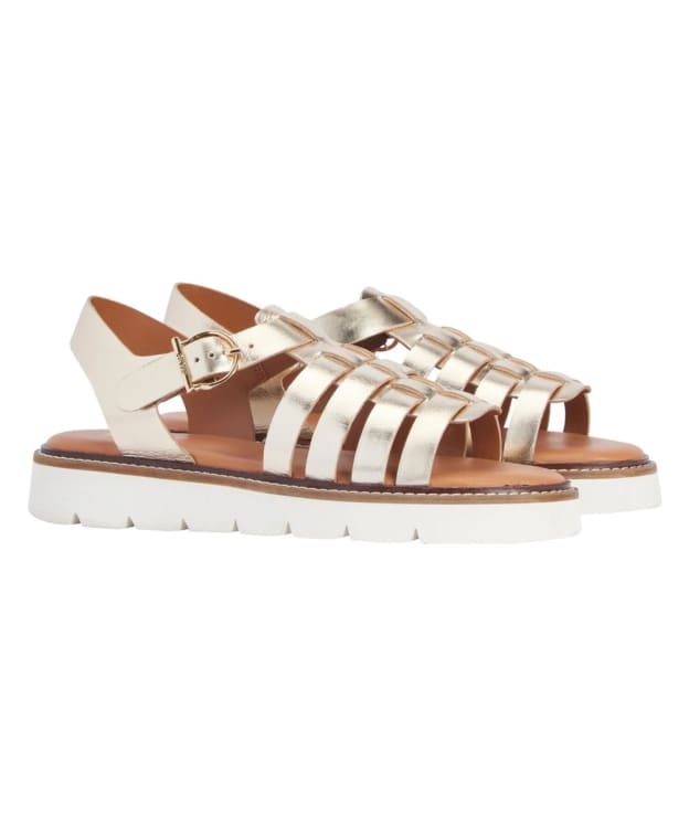 Women's Barbour Otterburn Fisherman Sandal - Gold