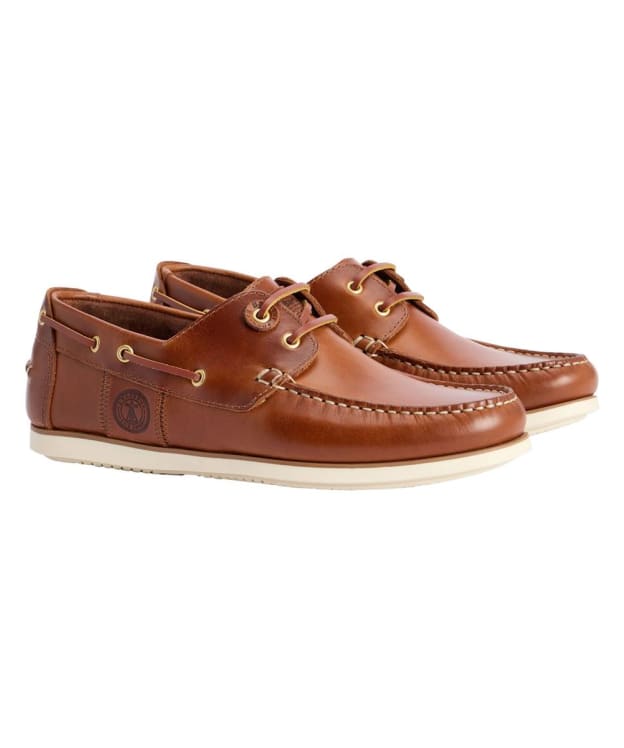 Men's Barbour Wake Boat Shoe - Cognac