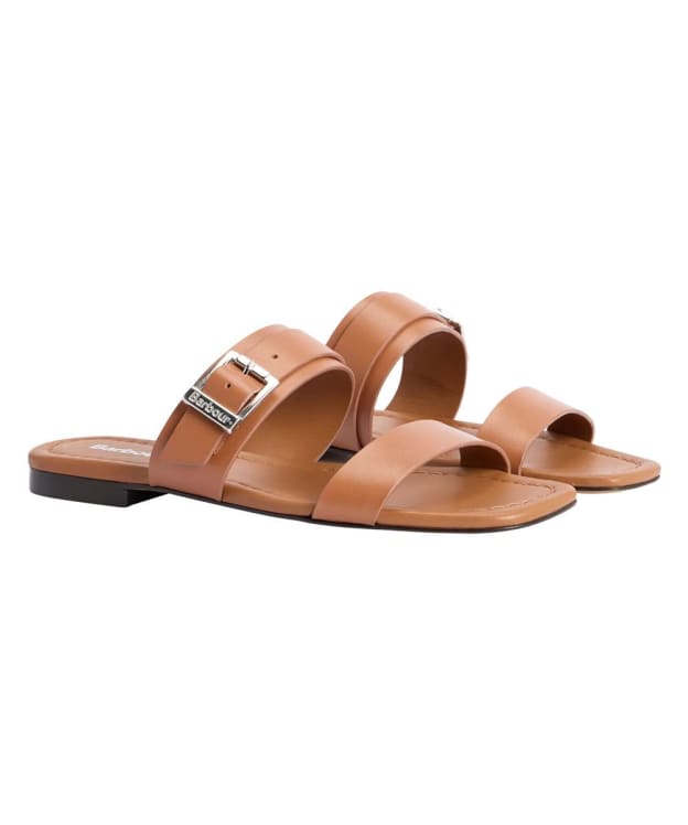 Women's Barbour Louise Flat Sandal - Tan