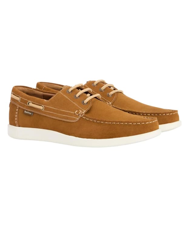 Men's Barbour Armada Suede Boat Shoe - Fox Suede