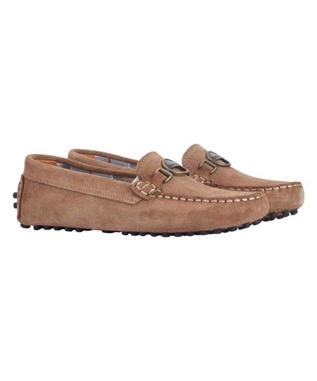 Women's Barbour Laire Driving Shoe - Light Trench Suede