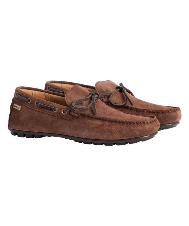 Men's Barbour Courage Driving Shoe - Choco Suede
