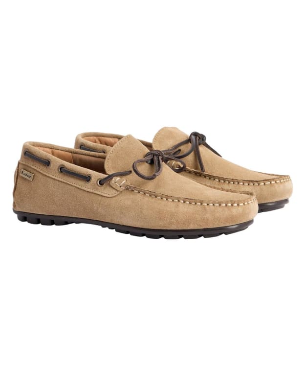 Men's Barbour Courage Driving Shoe - Taupe Suede