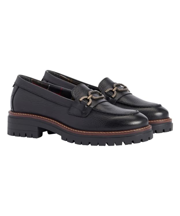 Women's Barbour Maddie Loafers - Black
