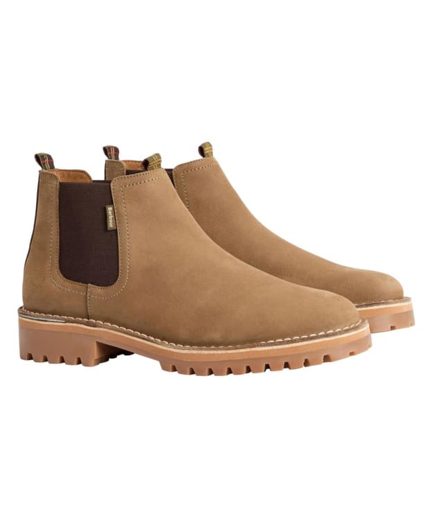 Men's Barbour Abel Chelsea Boot - Taupe Nubuck