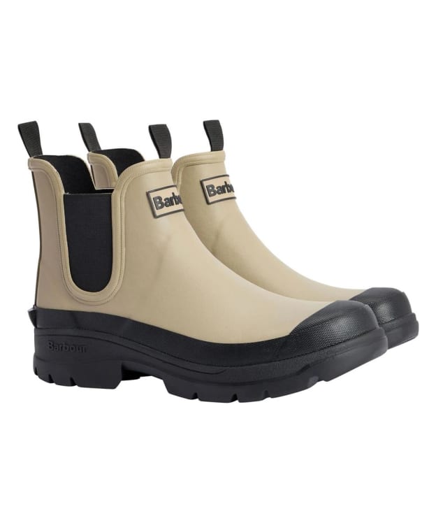 Men’s Barbour Nimbus Chelsea Wellington Boots - Washed Stone