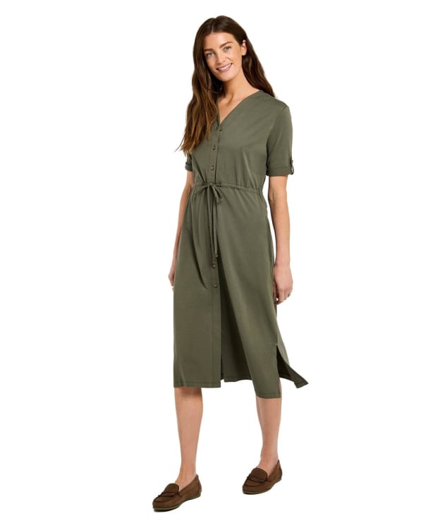 Women's Dubarry Hanlon Midi Length Shirt Dress - Kelp