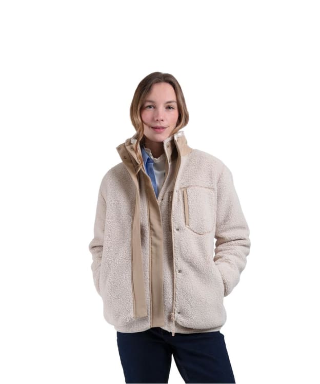 Women's Fairfax & Favor Agnes Fleece Jacket - Ecru