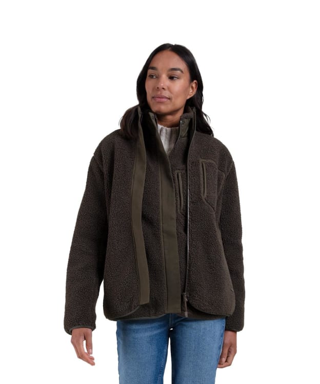 Women's Fairfax & Favor Agnes Fleece Jacket - Khaki