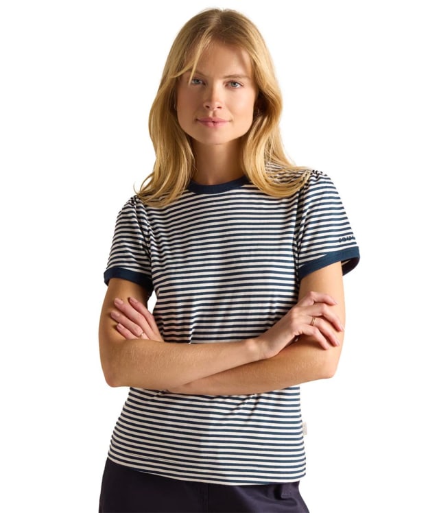 Women’s Joules Erin Short Sleeve T-Shirt - Navy Stripe