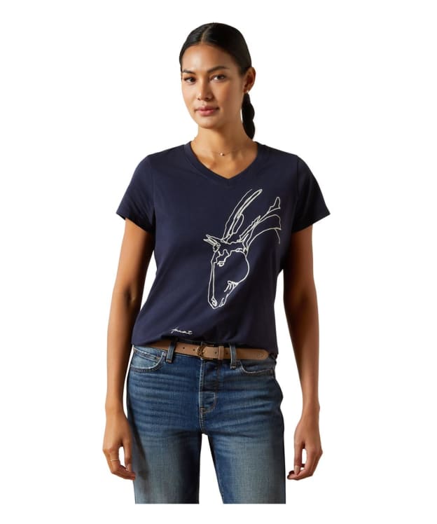 Women’s Ariat Hay Girl T-Shirt - Navy