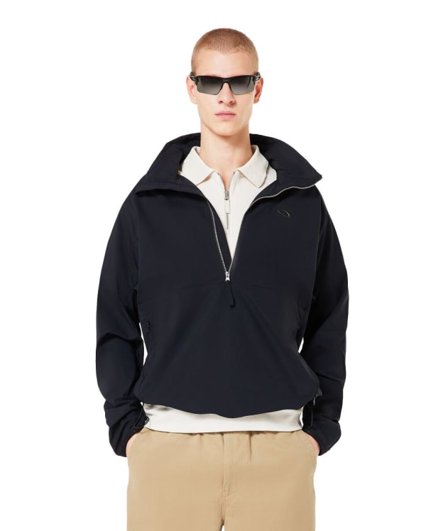 Men's Oakley Half Zip Anorak - Blackout