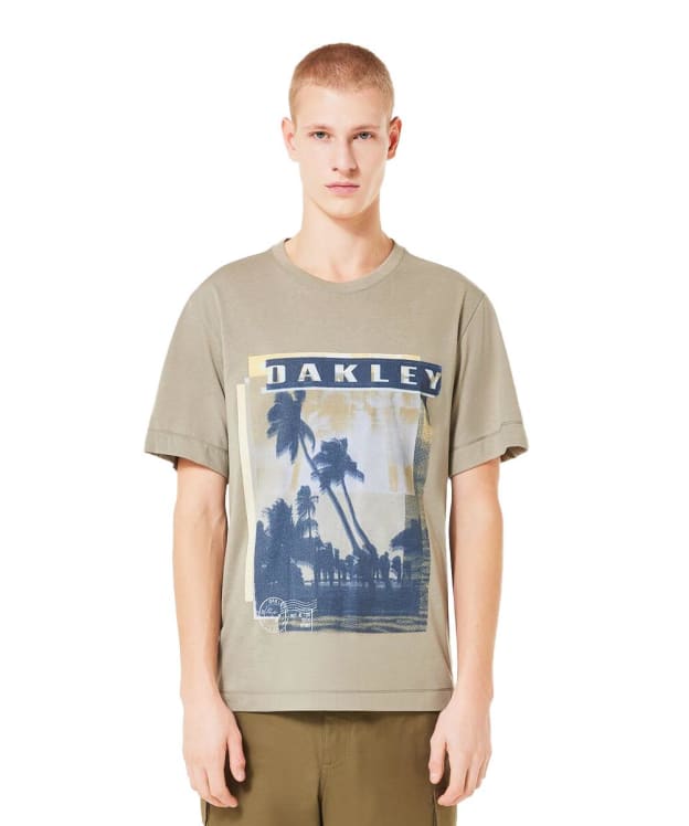 Men's Oakley Sunset Palms T-Shirt - Boulder Green