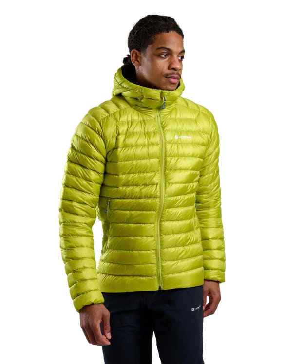 Men's Montane Anti-Freeze Packable Hooded Down Jacket - Citrus Spring