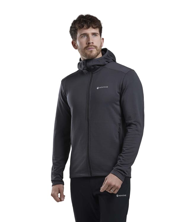 Men's Montane Protium Hooded Fleece Jacket - Midnight Grey