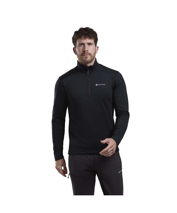 Men's Montane Protium Half-Zip Pull-On Mid Layer - Black