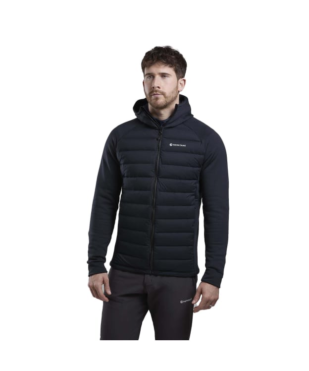 Men's Montane Composite Hooded Down Jacket - Black