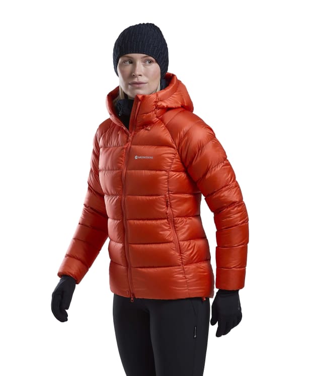 Women's Montane Anti-Freeze XT Hooded Down Jacket - Tigerlily