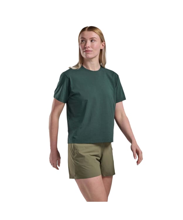 Women's Montane Alhena Merino Blend T-Shirt - Deep Forest