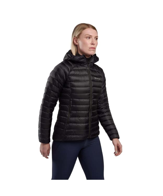 Women's Montane Anti-Freeze Hooded Down Jacket - Black