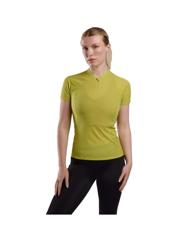 Women's Montane Dart Nano Zip T-Shirt - Citrus Spring