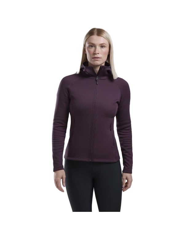 Women's Montane Fury Hooded Fleece Jacket - Mulberry