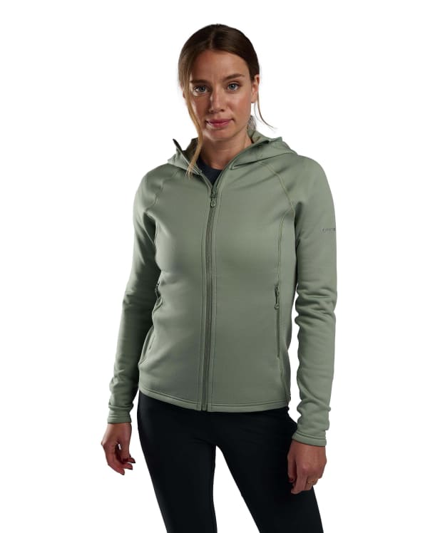 Women's Montane Fury Hooded Fleece Jacket - Pale Sage