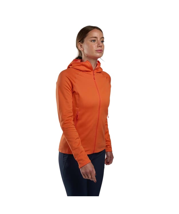 Women's Montane Fury Lite Hooded Fleece Jacket - Tigerlily