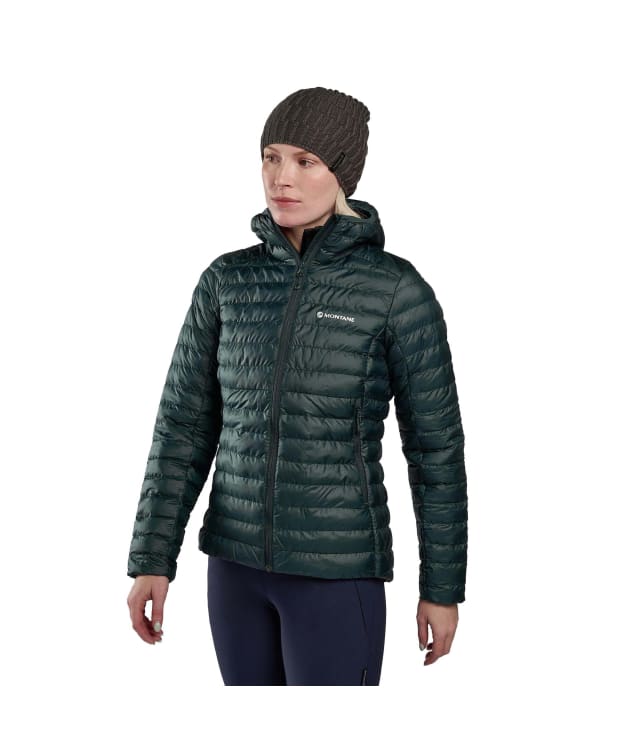 Women's Montane Icarus Hooded Insulated Jacket - Deep Forest
