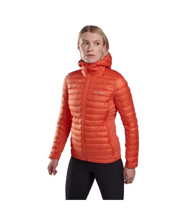 Women's Montane Icarus Lite Hooded Jacket - Tigerlily