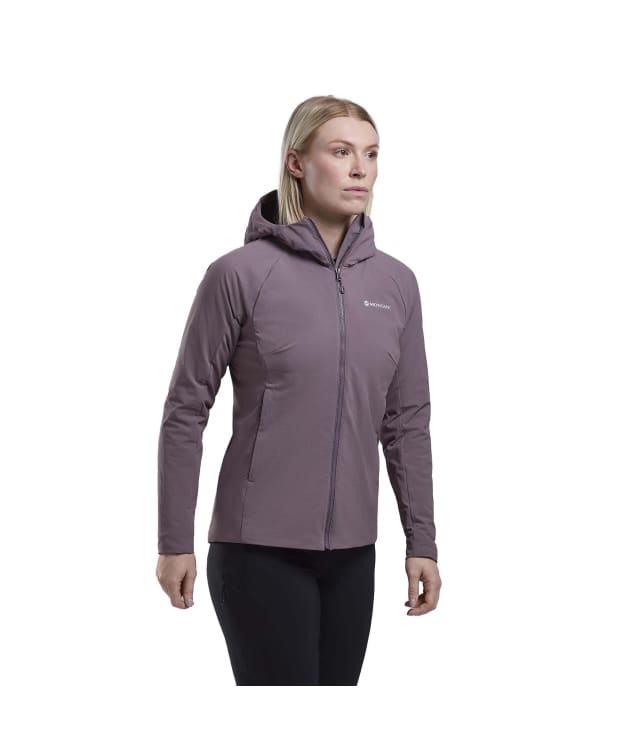 Women's Montane Khamsin Hooded Softshell Jacket - Moonscape