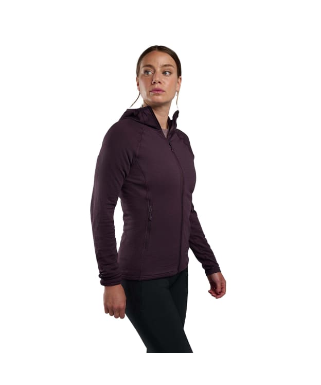 Women's Montane Protium Lite Hooded Fleece Jacket - Mulberry