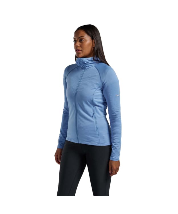 Women's Montane Protium Lite Hooded Fleece Jacket - Cornflower