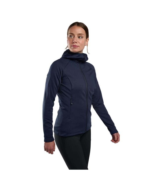 Women's Montane Protium Hooded Fleece Jacket - Eclipse Blue