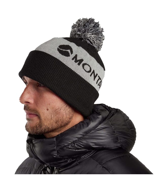 Montane Logo Cuffed Beanie Hat - Black