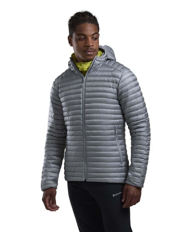 Men's Montane Anti-Freeze Lite Hooded Down Jacket - Pebble Blue