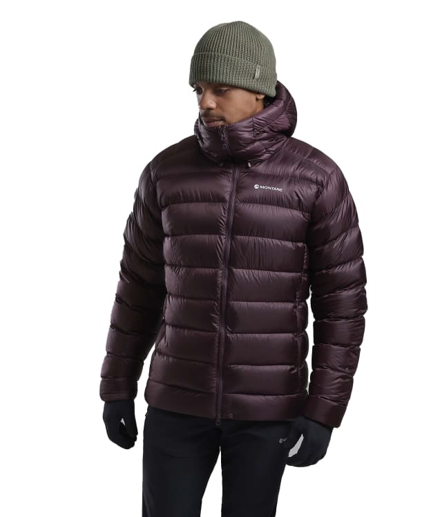 Men's Montane Anti-Freeze XT Hooded Down Jacket - Dark Garnet