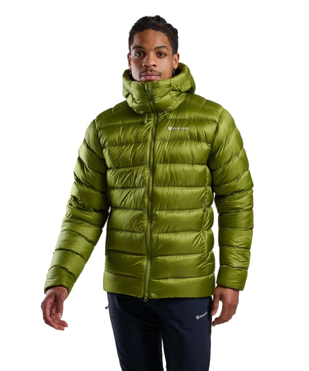 Men's Montane Anti-Freeze XT Hooded Down Jacket - Alder Green