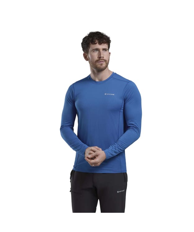 Men's Montane Dart Lite Long Sleeve T-Shirt - Electric Blue