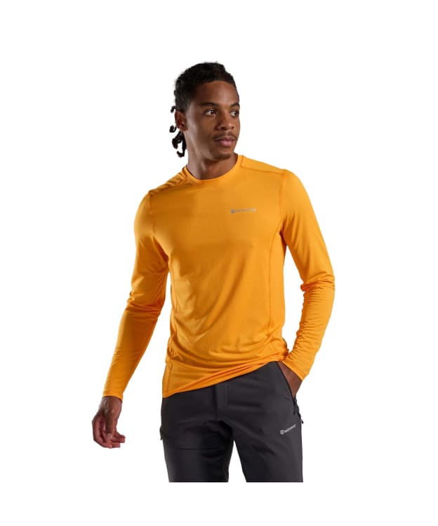 Men's Montane Dart Lite Long Sleeve T-Shirt - Nagami Orange